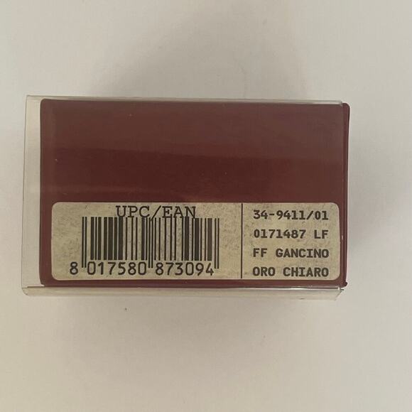 Ferragamo Timeless Gold tone Gancini Scarf Ring NEW - Picture 4 of 7